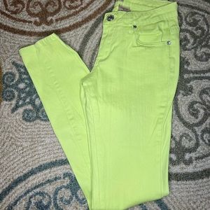 Hybrid & Co green skinny jeans